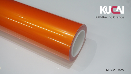 Lubrizol TPU Racing Orange PPF Roll โฟมป้องกันสีรถยนต์