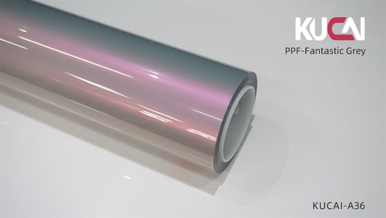 ฟิล์มป้องกันสีรถยนต์ TPU PPF สีเทาสุดพิเศษ