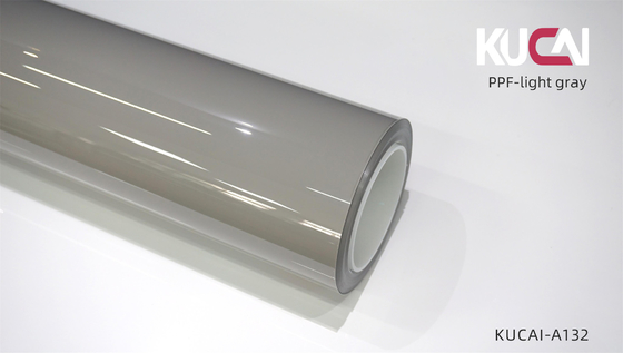 KUCAI Manufacture Self Healing Paint Protection Film TPU PPF สีเทาอ่อน